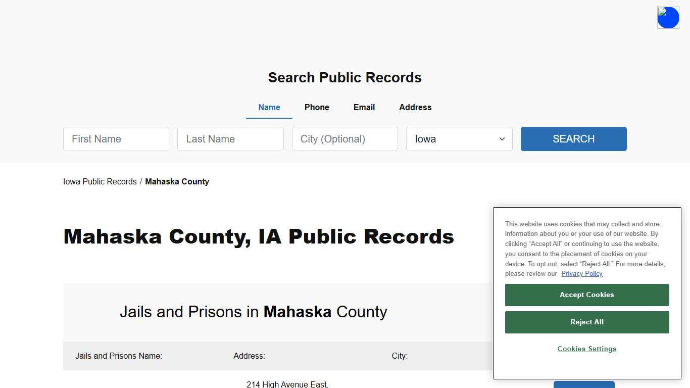 Mahaska County, IA Public Court, Arrest and Inmate Records - ThePublicIndex